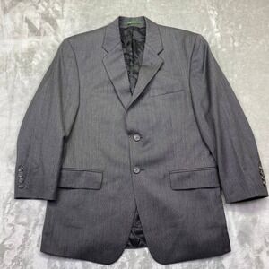 VTG Lauren Ralph Lauren Mens Gray 100% Wool Two Button Blazer Jacket 38XS Canada